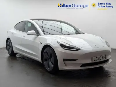Used Tesla Model 3 Long Range AWD 366 kW (498 HP) 2020 White Sedan