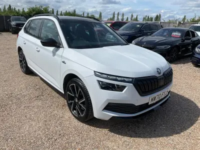 Used Skoda Kamiq Monte Carlo 150 HP (110 kW) 2020 White SUV