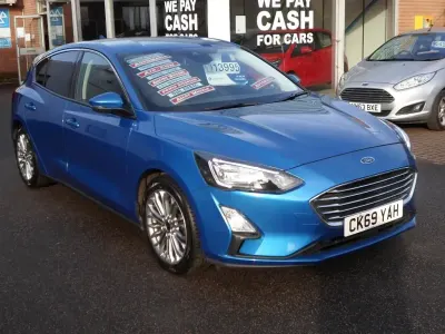 Usado Ford Focus Titanium X 2019 Azul Citadino