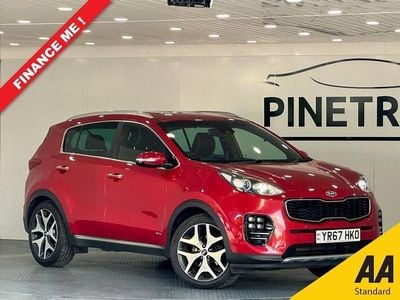 Used Kia Sportage GT-Line 134 HP (98 kW) 2017 Red SUV