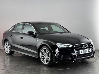Black Used 2019 Audi A3 S-Line Sedan | £15,400 (Good price)