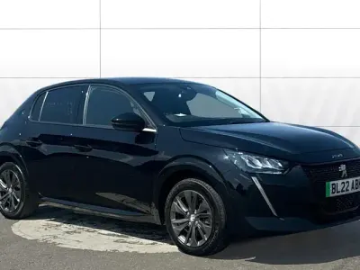 Used Peugeot e-208 Allure Premium 100 kW (136 HP) 2022 Black Hatchback