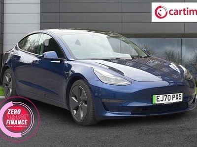 Używany Tesla Model 3 Long Range AWD 366 kW (498 KM) 2020 Niebieski Sedan/Limuzyna