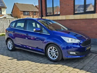 Second-hand Ford C-MAX Zetec 125 CP (91 kW) 2016 Albastru Monovolum