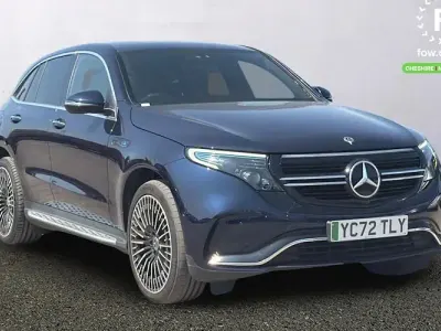 Used Mercedes EQC400 AMG Line Premium 300 kW (408 HP) 2023 Blue SUV
