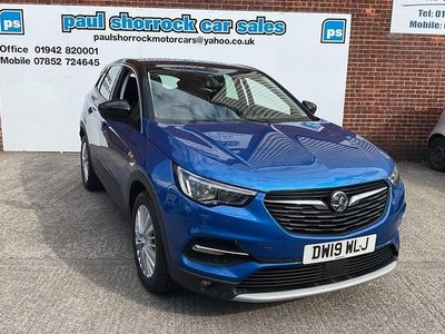 Used Vauxhall Grandland X Sport 130 HP (95 kW) 2019 Blue SUV