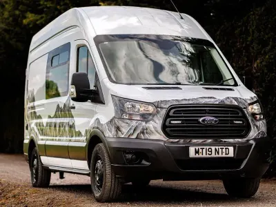 Used Ford Transit 130 HP (95 kW) 2019 White Van