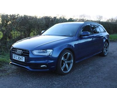 Used Audi A4 Black Edition 150 HP (110 kW) 2014 Blue Estate