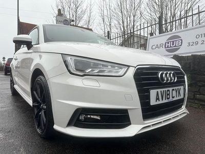 Used Audi A1 S-Line 125 HP (91 kW) 2018 White Hatchback