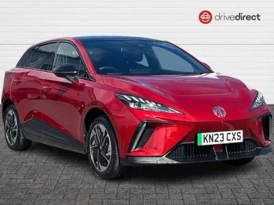 Used MG MG4 EV Trophy 150 kW (204 HP) 2023 Red Hatchback