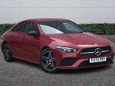 Begagnad Mercedes CLA200 Executive 2022 Röd Sportkupé