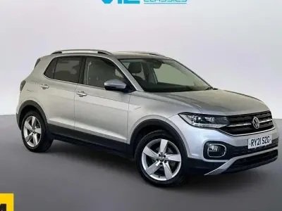 Used VW T-Cross SEL 110 HP (80 kW) 2021 Silver SUV
