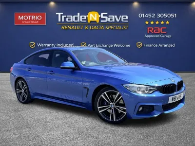 Used BMW 420 Coupé M Sport 190 HP (139 kW) 2016 Blue Coupe