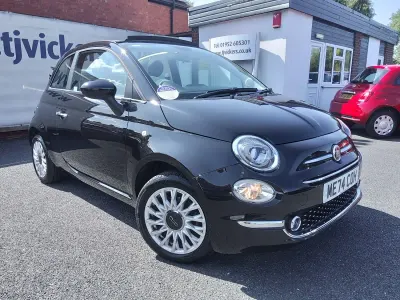 Used Fiat 500C S 70 HP (51 kW) 2025 Black Cabriolet