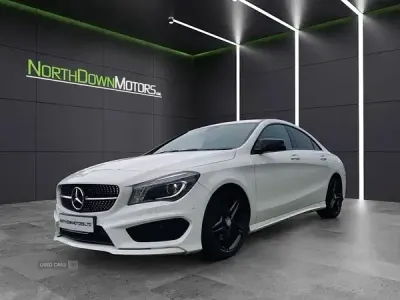Used Mercedes CLA220 AMG 177 HP (130 kW) 2015 White Sedan