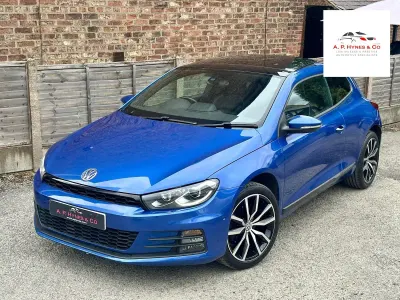 Used VW Scirocco GT 125 HP (91 kW) 2015 Blue Coupe