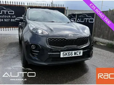Used Kia Sportage 114 HP (83 kW) 2016 Black SUV