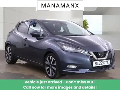 Begagnad Nissan Micra Tekna 92 HK (67 kW) 2022 Grå Halvkombi