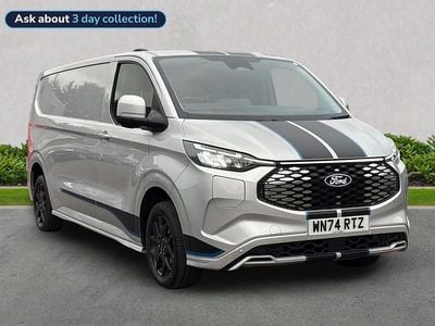 Silver Used 2024 Ford E-Transit Sport Van | £25,999 (Fair price)