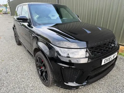 Second-hand Land Rover Range Rover Sport SVR 575 CP (422 kW) 2018 Negru SUV
