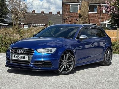 Begagnad Audi S3 Sportback Comfort 300 HK (220 kW) 2015 Blå Halvkombi