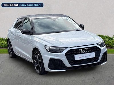 Used Audi A1 Sportback Black Edition 95 HP (69 kW) 2025 White Hatchback