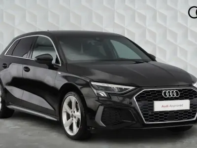 Used Audi A3 Sportback S-Line 110 HP (80 kW) 2024 Mythos black Hatchback