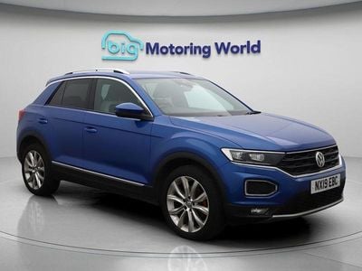 Blue Used 2019 VW T-Roc SEL SUV | £13,575 (Fair price)