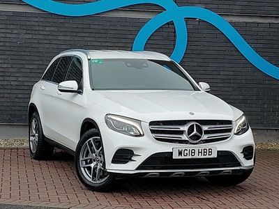 Used Mercedes GLC250 AMG line 211 HP (155 kW) 2018 White SUV