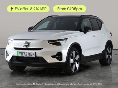 White Used 2022 Volvo XC40 Ultimate SUV | £25,462 (Fair price)