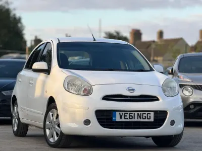 Used Nissan Micra Acenta 80 HP (58 kW) 2011 White Hatchback
