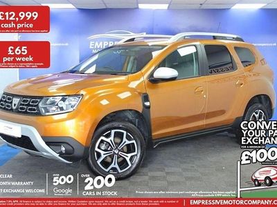 Used Dacia Duster Prestige 115 HP (84 kW) 2021 Orange SUV