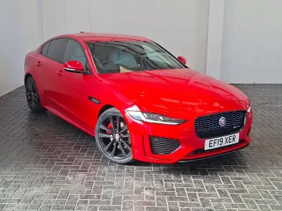 Used Jaguar XE R-Dynamic 180 HP (132 kW) 2019 Red Sedan