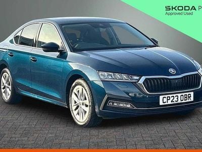 Used Skoda Octavia SE L 110 HP (80 kW) 2023 Petrol blue metallic Hatchback