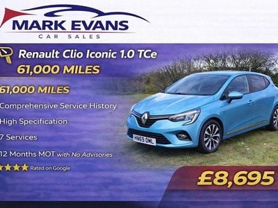 Used Renault Clio IV Iconic 100 HP (73 kW) 2019 Blue Hatchback