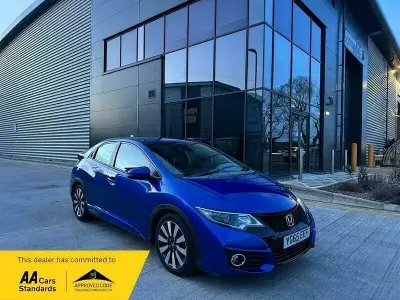 Used Honda Civic SE Plus 140 HP (102 kW) 2015 Blue Hatchback