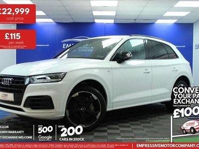 Used Audi Q5 Black Edition 190 HP (139 kW) 2019 White SUV