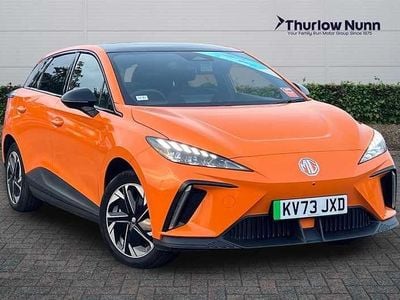 Orange Used 2023 MG MG4 EV Trophy Hatchback | £16,599 (Fair price)