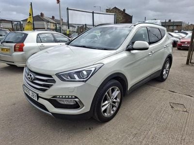 Used Hyundai Santa Fe Premium SE 2015 Beige SUV