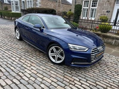 Begagnad Audi A5 S-Line 190 HK (139 kW) 2018 Blå Sportkupé