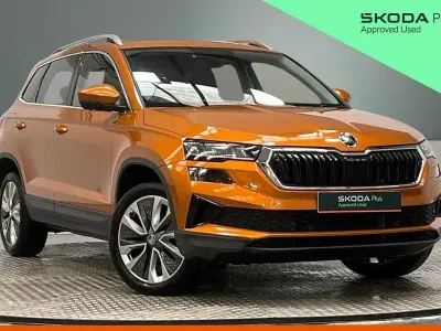 Gebraucht Skoda Karoq SE L 110 PS (80 kW) 2023 Orange SUV
