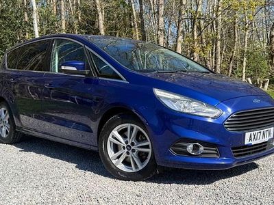 Begagnad Ford S-MAX Titanium 150 HK (110 kW) 2017 Blå Minibuss