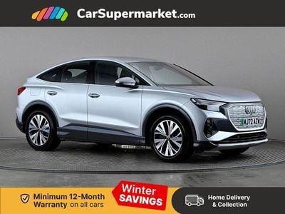 Silver Used 2022 Audi Q4 e-tron Sport SUV | £24,697 (A bit pricey)