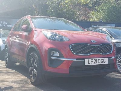 Begagnad Kia Sportage 130 HK (95 kW) 2021 Röd SUV