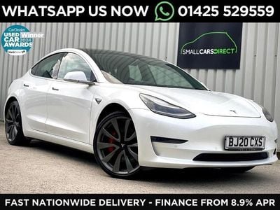 White Used 2020 Tesla Model 3 Performance Sedan | £18,500 (Good price)