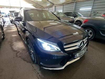 Used Mercedes C220 AMG line 170 HP (125 kW) 2014 Black Estate