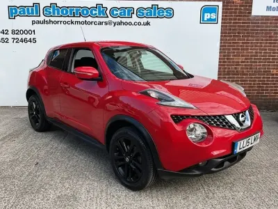 Used Nissan Juke Acenta 110 HP (80 kW) 2015 Red SUV
