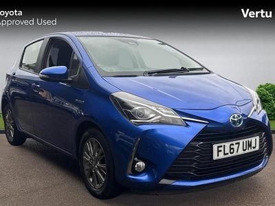 Blue Used 2017 Toyota Yaris Hybrid Hatchback | £9,960 (A bit pricey)