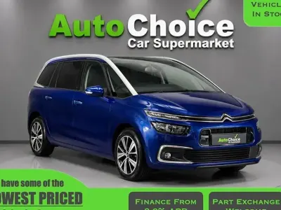 Used Citroën Grand C4 Picasso Flair 120 HP (88 kW) 2018 Blue MPV