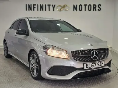 Used Mercedes A180 AMG line 2018 Silver Hatchback